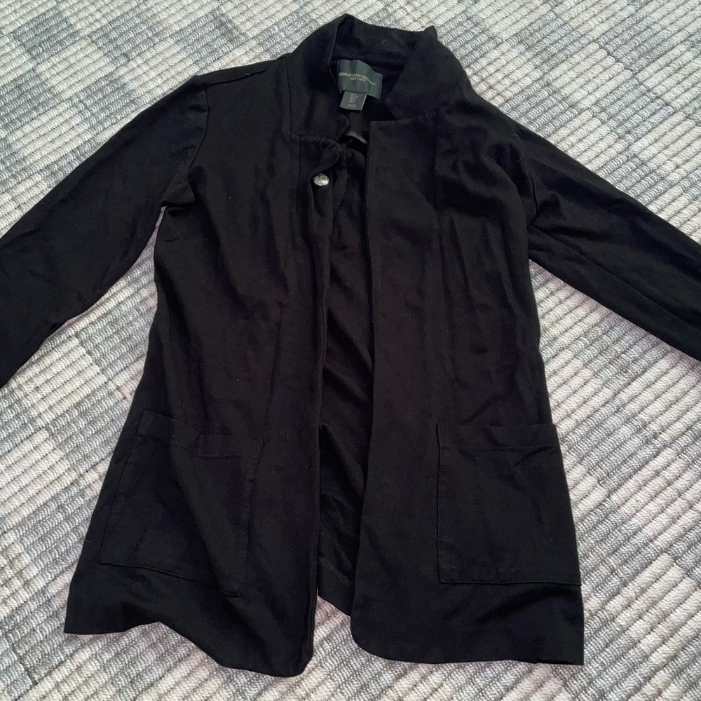 Stretchy Blazer with Pockets